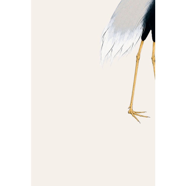 Not Yet Made - Made To Order Japanese Crane Study 3, Neutral Coastal Print, 24" X 36" For Sale - Image 5 of 10