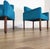 Brown Model 896 Armchairs in Turquoise Velvet by Vico Magistretti for Cassina, 1963, Set of 2 For Sale - Image 8 of 11