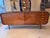 Wood Large Vintage Italian Walnut Sideboard with Pencil Reed and Curved Waterfall Edges, 1960s For Sale - Image 7 of 12
