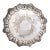 Heavy Antique Silverplate Drinks Tray For Sale