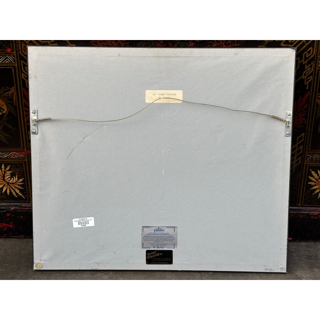 Original Artwork on Paper in Fine Gallery-Style Presentation, Tuscany, 1987, American Listed Artist, Framed For Sale - Image 9 of 9