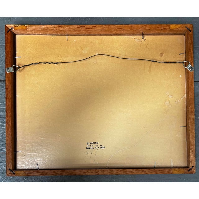 Vintage 1983 Framed Etching of “Spectacular Bid” Kentucky Derby Winning Race Horse For Sale In Philadelphia - Image 6 of 6