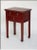 Late 19th Century Red Lacquered 3 Drawer Nightstand For Sale In Los Angeles - Image 6 of 6