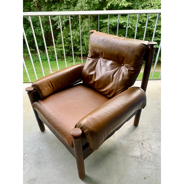 Brutalist Brutalist Lounge Chair in the style of Sergio Rodrigues, 1960s For Sale - Image 3 of 15