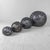 Black Glazed Ceramic Spheres, 1990s, Set of 4 For Sale - Image 8 of 18