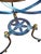 French Astrolabe-Inspired Iron and Glass Accent Table For Sale - Image 4 of 6
