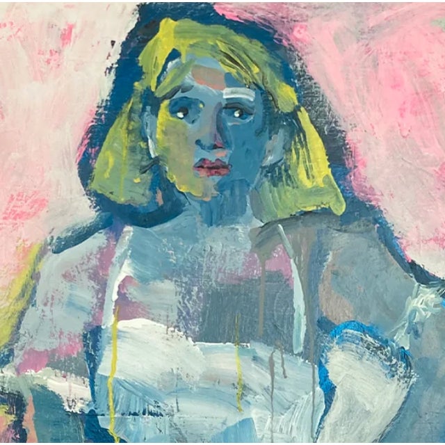 Girl by Patricia Zinsmeister Parker (1934-2024) Mixed Media on Canvas, 2024, 36" x 48" Patricia Zinsmeister Parker’s...