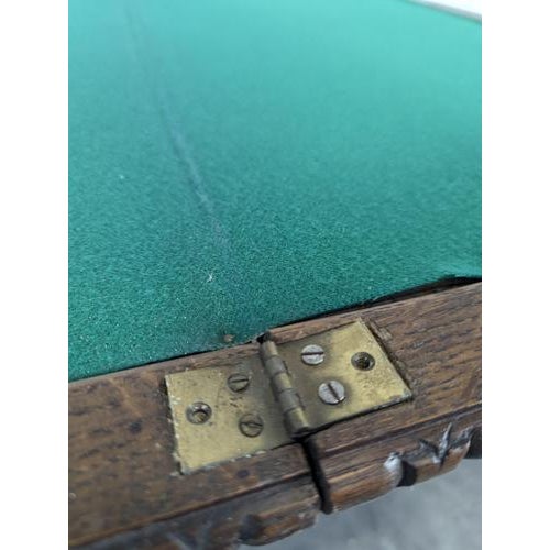 Louis XIII Oak Gaming Table For Sale - Image 6 of 10