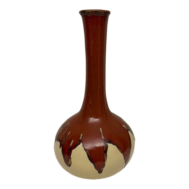 Southwest Native American Style Ceramic Flower Vase For Sale