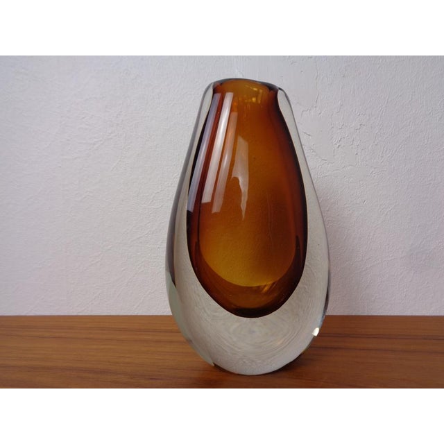 Finnish Glass Vase by Armando Jacobino for Oy Kumela, 1950s For Sale - Image 15 of 15