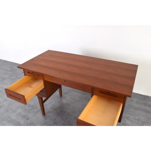 Mid-Century Danish Teak Executive Desk, 1960s For Sale - Image 18 of 18
