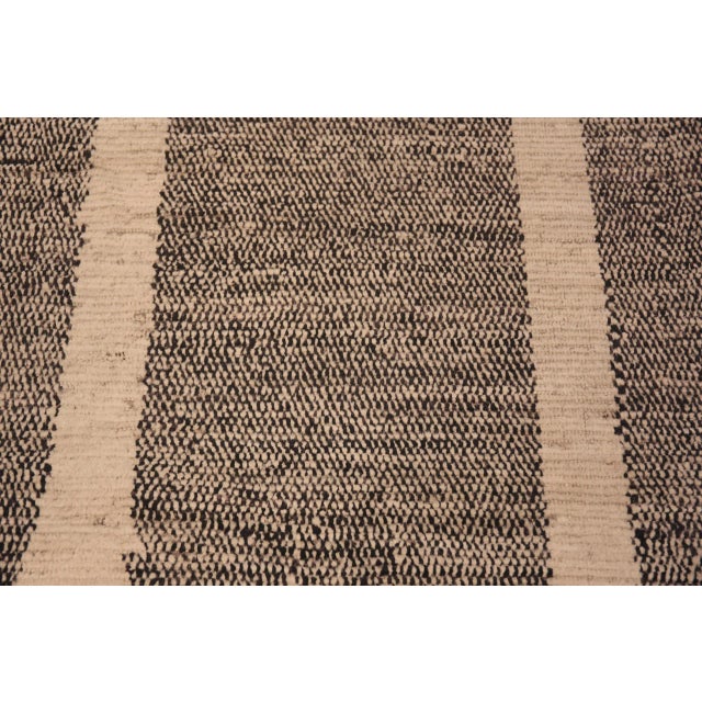 Brown Large Contemporary Central Asian Rug For Sale - Image 8 of 8