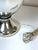 Silver 1970s Large Mid-Century Silvered Mercury Glass Baluster Table Lamp For Sale - Image 8 of 12