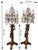 Large Electrified Giltwood Candelabras with Putti, 1870s, Set of 2 For Sale - Image 15 of 15