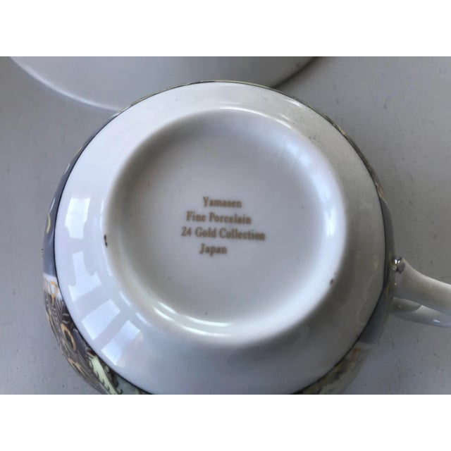 Japanese Porcelain Yamasen With a Pavia Motif, Set of 15 For Sale - Image 17 of 18