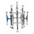1970s Gaetano Sciolari Modernist Chrome Chandelier For Sale