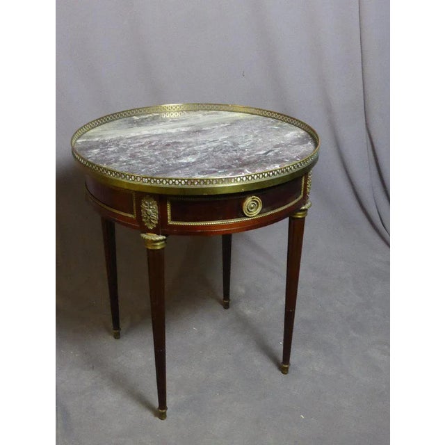 Wood Louis XVI Mahogany Table Lamp For Sale - Image 7 of 8