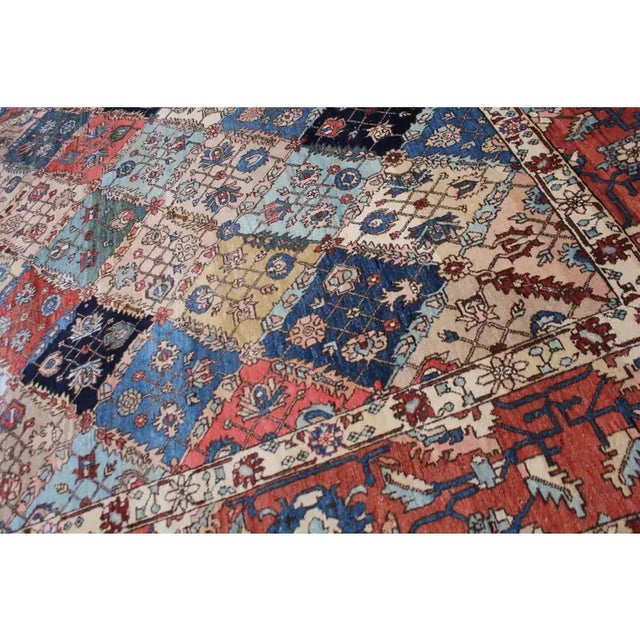 This beautiful Bakhtiari design Rug was made of wool on cotton. This rug with its stunning traditional design will look...