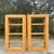 Wood Vintage Coastal Pretzel Rattan Etagere - a Pair For Sale - Image 7 of 7