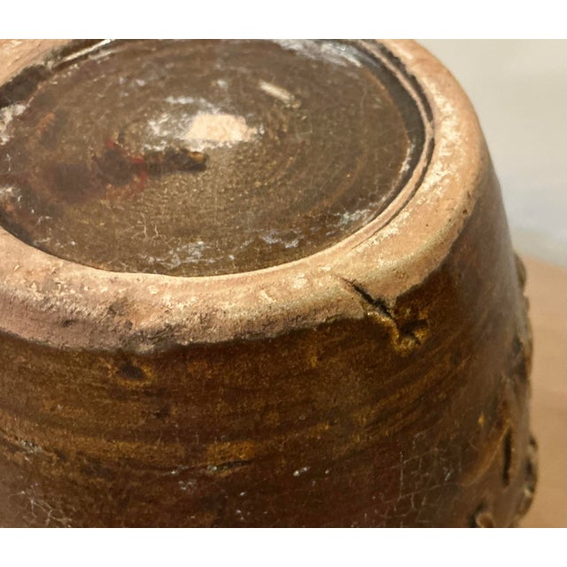 Antique Chinese Martaban Stoneware Storage Jar. For Sale In Phoenix - Image 6 of 6