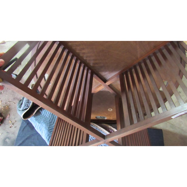 1980s Amazing Cherry Stickley Coffee Table Park Slope Rare Cocktail Table For Sale - Image 12 of 12