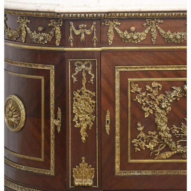 1960s Louis XVI Mahogany Cabinet, 1960s For Sale - Image 5 of 18
