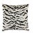 The House of Scalamandré Tigre/velvet Pillow, Off-white, 22 X 22 For Sale