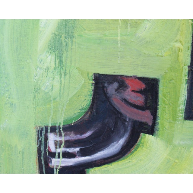 Abstract Oil on Canvas Painting by James L. Bruch For Sale In Indianapolis - Image 6 of 8