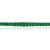 Contemporary Statement 30.46ct Natural Emerald Vintage Tennis Bracelet in 18k Yellow Gold For Sale - Image 3 of 15