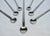 1990s Postmodern Waterford Polished Silver Cocktail Stirrer Spoons & Cocktail Stirrer Spoon - 7 Pieces For Sale - Image 10 of 11