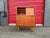 Mid-Century Modern Vintage Danish Mid Century Modern Teak Secretary Desk For Sale - Image 3 of 11