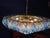 Sapphire Colored Murano Glass Poliedri Chandelier For Sale - Image 12 of 15