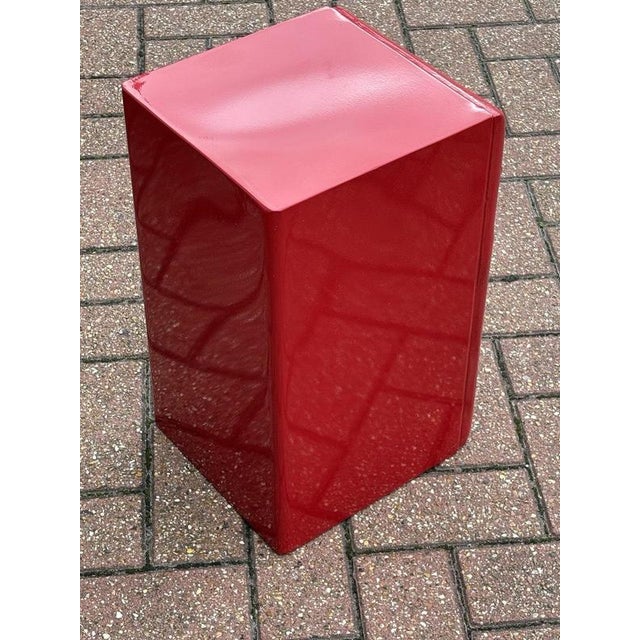 Vintage Post Box in Bright Red For Sale - Image 6 of 8