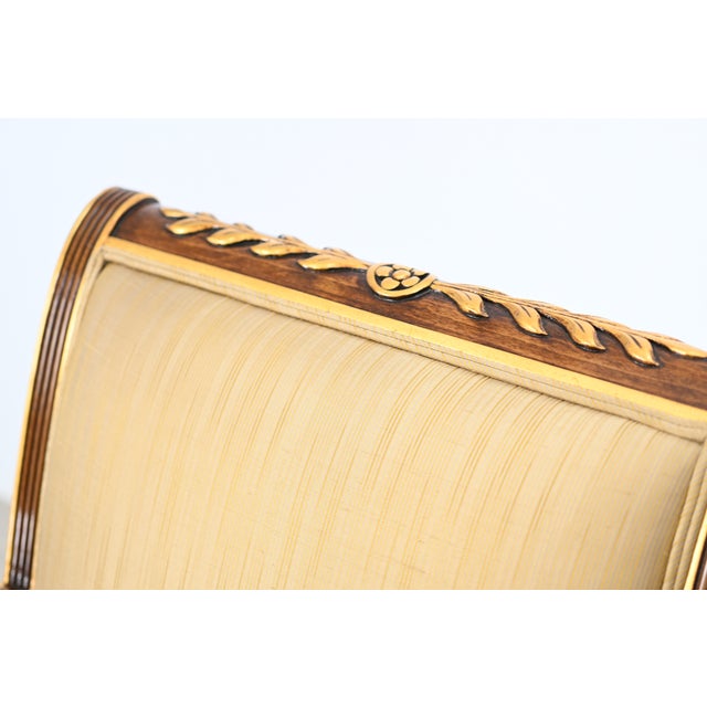 Karges Furniture Louis XVI–Style Dining Armchairs With Gilt Accents – Pair For Sale - Image 14 of 17