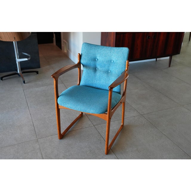 Vamdrup Stolefabrik Stunning Armchair by Vamdrup Stolefabrik Model vs 231 —Mcm 1960's For Sale - Image 4 of 9