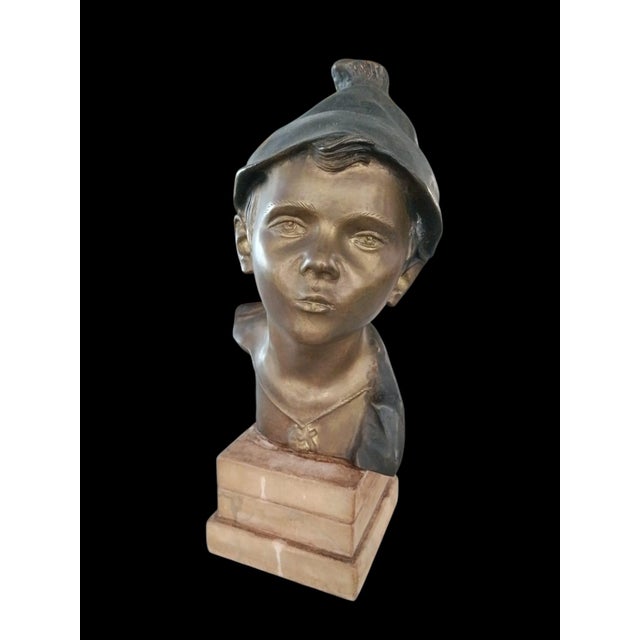 Metal Bronze Sculpture by De Martino For Sale - Image 7 of 7