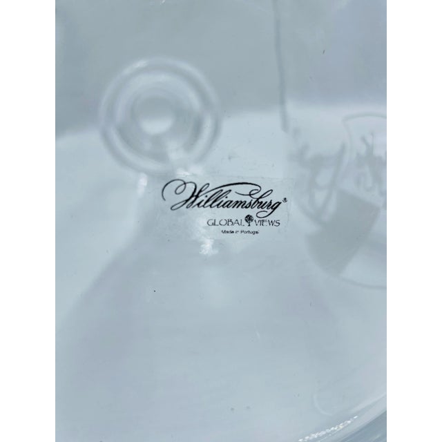 Late 20th Century Late 20th Century Williamsburg Coat of Arms Large-Scale Decanter Set For Sale - Image 5 of 12