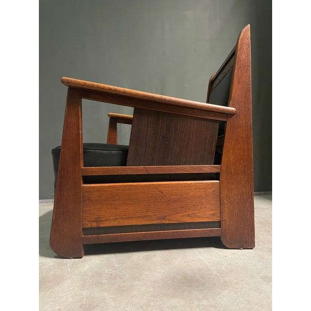 Brown Vintage Haagse School Lounge Chairs, 1930, Set of 2 For Sale - Image 8 of 18