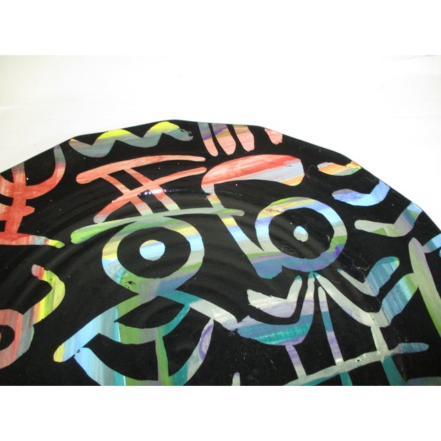 Mid-Century Modern 1980s Abstract Bird Pottery Abstract Wall Art Piece For Sale - Image 3 of 9