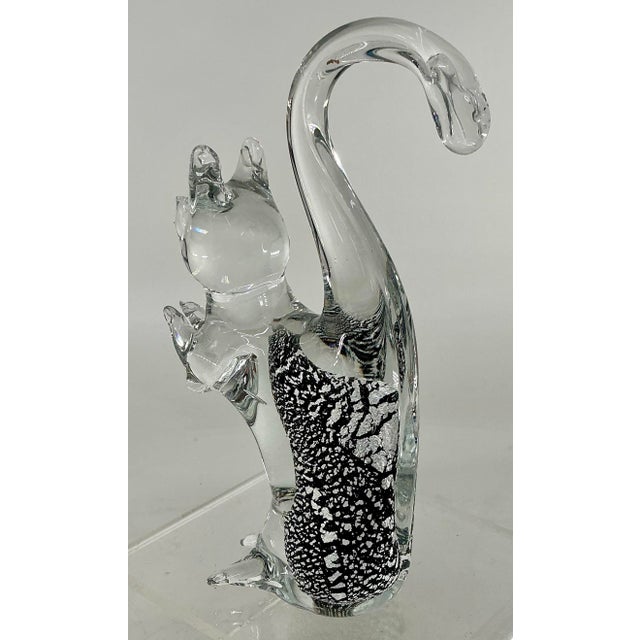1990s Vintage Murano Glass Cat Figurine For Sale - Image 5 of 12