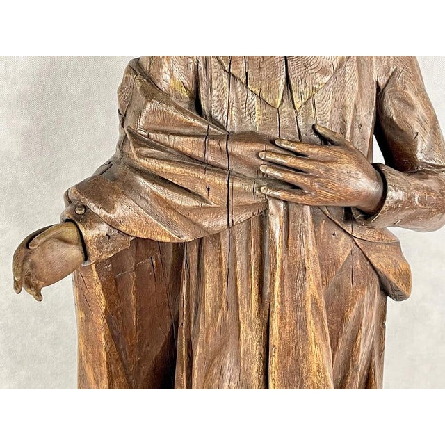 St. John the Baptist, 1800s, Oak For Sale - Image 10 of 18