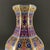 Mid 20th Century Exquisite Hexagonal Chinese Famille Rose Porcelain Vase With Figural Panels & Gilt For Sale - Image 4 of 7