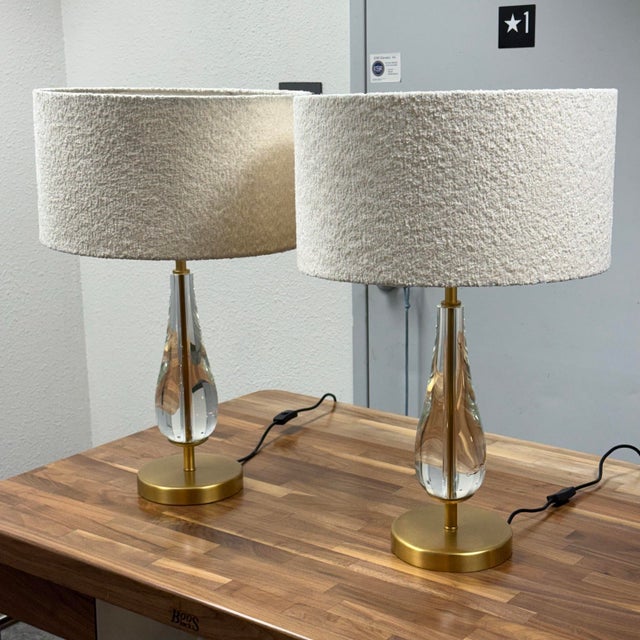 Modern Modern Eichholtz Stilla Table Lamps, Pair For Sale - Image 3 of 12