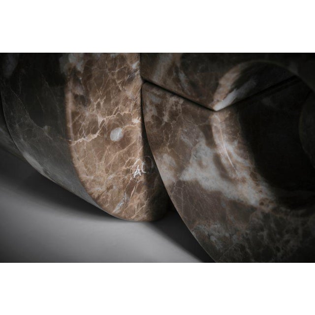 Andrea Cascella, Abstract Interlocking Premesse Sculpture, Marble For Sale - Image 12 of 13