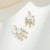 Nina Zhou Jewelry Nina Zhou Rainy Day Aquamarine Diamond Chandelier Drop Earrings in 14k Yellow Gold - A Pair For Sale - Image 4 of 6