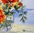 Scarlet Giclee Print of a Watercolor Painting “Red Orange Rose” For Sale - Image 8 of 9