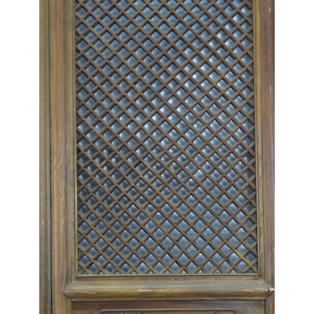 Late 19th Century Pair of Lattice Screen Door Panel For Sale - Image 5 of 13