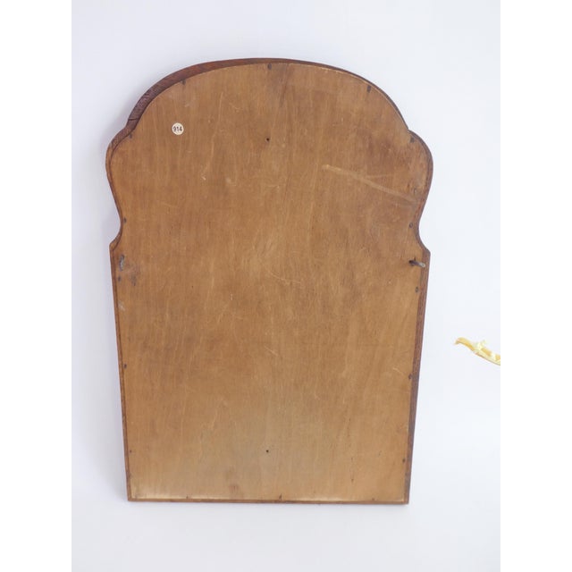 Antique Dutch Scalloped Beveled Mirror For Sale - Image 9 of 11