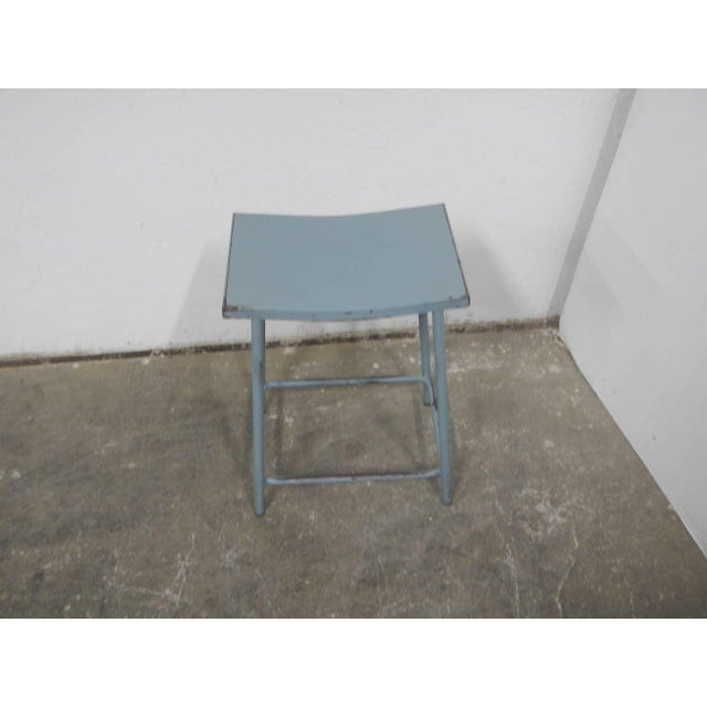 Gray Gray Iron Stool, 1970 For Sale - Image 8 of 13