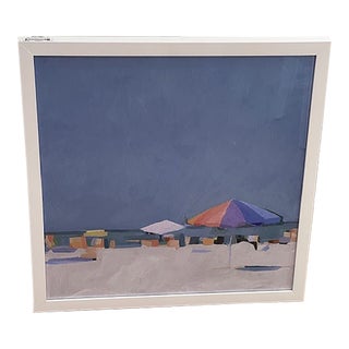 Ballard Designs a Day at the Beach Framed Print For Sale